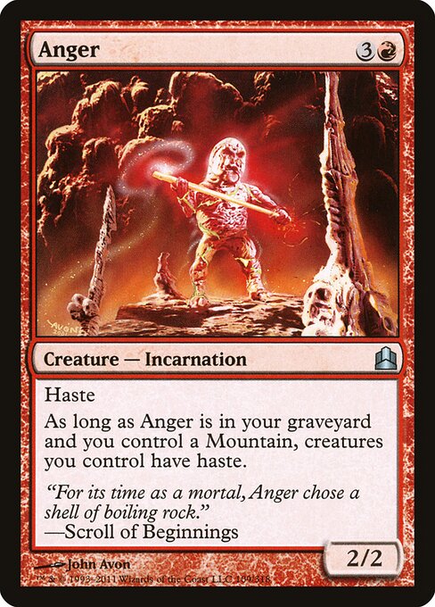 Anger (109) - Commander 2011 - Game On