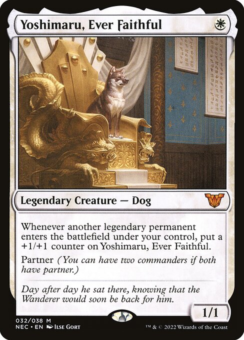 Yoshimaru, Ever Faithful (32) - Neon Dynasty Commander - Game On