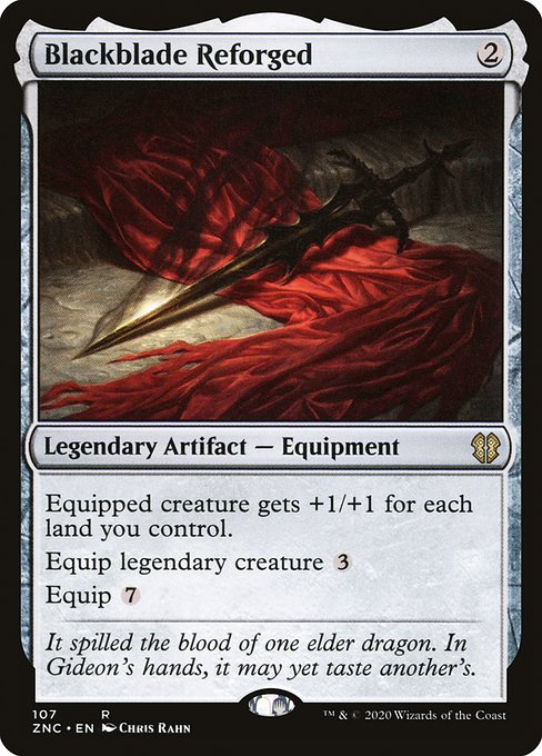 Blackblade Reforged (107) - Zendikar Rising Commander - Game On