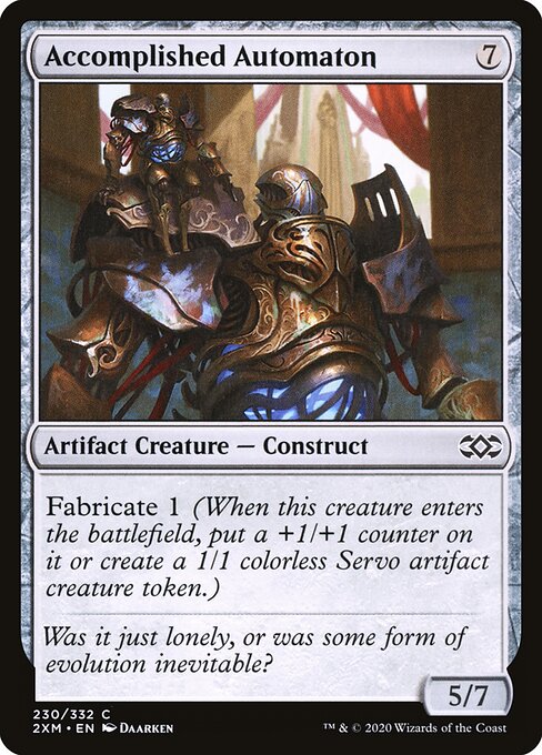 Accomplished Automaton (230) (Foil) - Double Masters - Game On