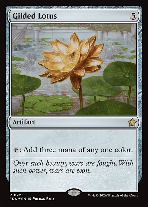 Gilded Lotus (725) (Foil) - Foundations - Game On