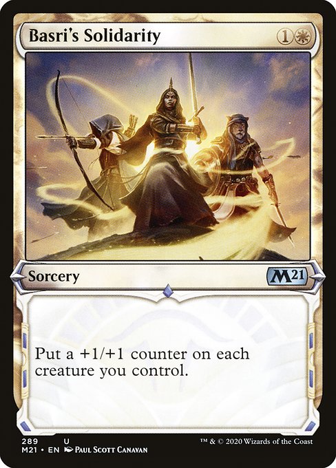 Basri's Solidarity (289) - SHOWCASE (Foil) - Core Set 2021 - Game On
