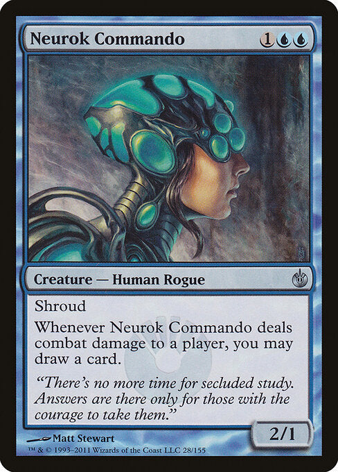 Neurok Commando (28) (Foil) - Mirrodin Besieged - Game On