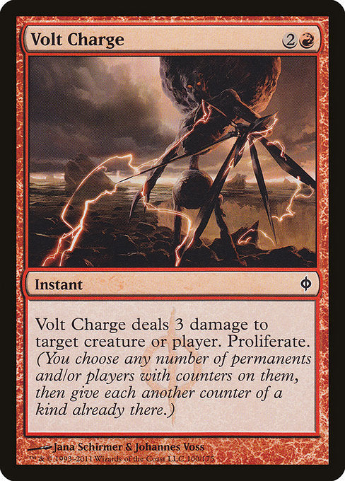 Volt Charge (100) (Foil) - New Phyrexia - Game On