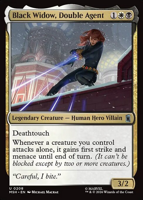 Black Widow, Double Agent (208) - Marvel Super Heroes - Game On