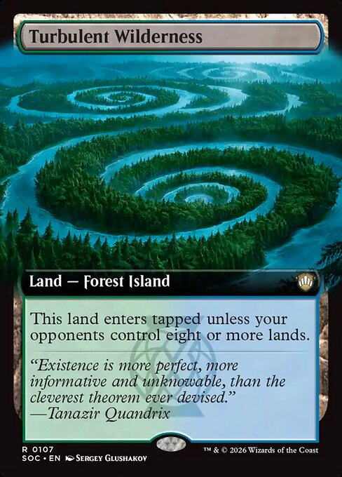 Turbulent Wilderness (107) - EXTENDED ART - Secrets of Strixhaven Commander - Game On