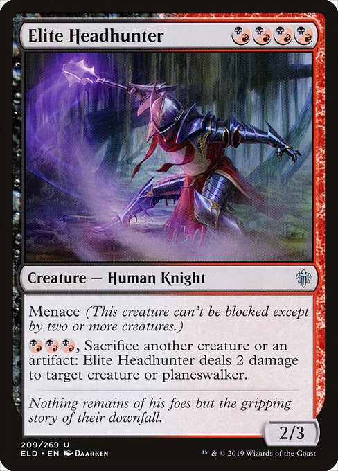 Elite Headhunter (209) (Foil) - Throne of Eldraine - Game On