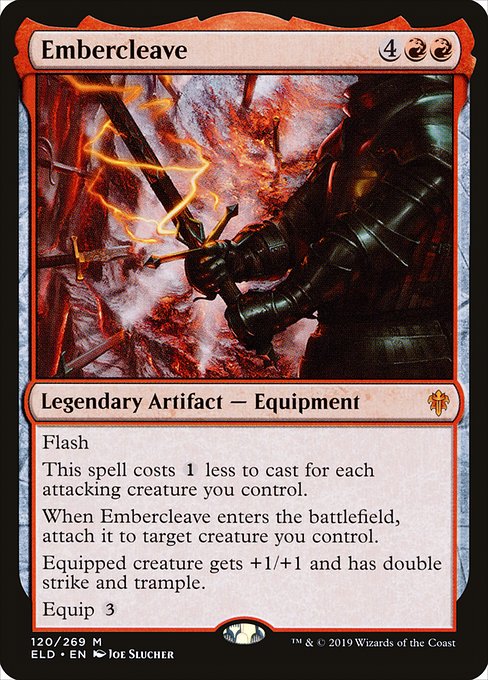 Embercleave (120) (Foil) - Throne of Eldraine - Game On