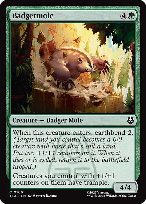 Badgermole (166) (Foil) - Avatar: The Last Airbender - Game On