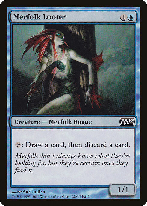 Merfolk Looter (65) (Foil) - Magic 2012 - Game On