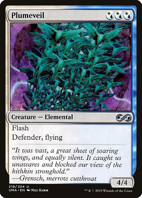 Plumeveil (218) (Foil) - Ultimate Masters - Game On