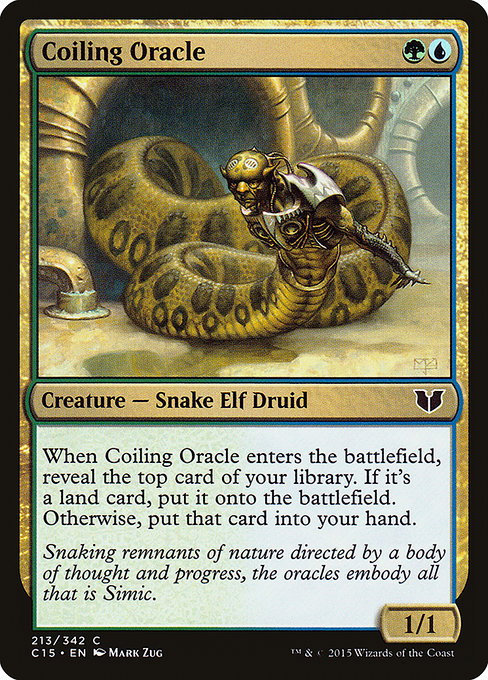 Coiling Oracle (213) - Commander 2015 - Game On