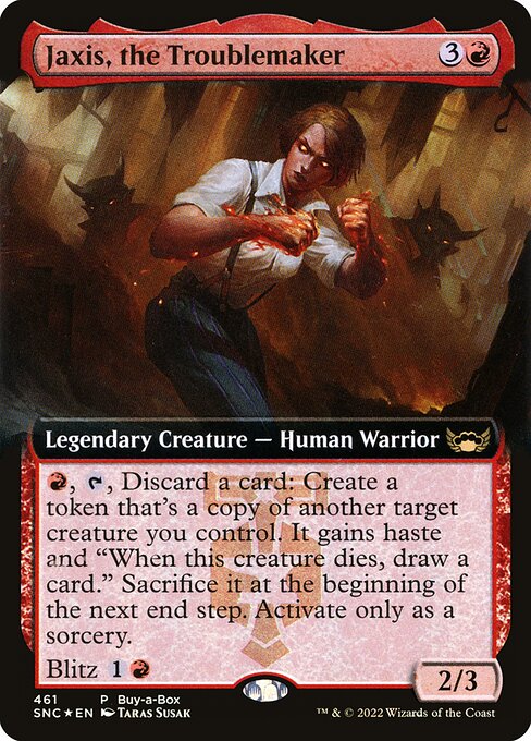 Jaxis, the Troublemaker (461) - EXTENDED ART (Foil) - Streets of New Capenna - Game On