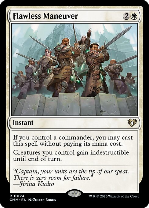 Flawless Maneuver (24) (Foil) - Commander Masters - Game On