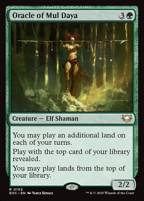 Oracle of Mul Daya (102) - Edge of Eternities Commander - Game On