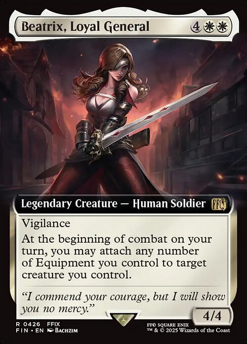 Beatrix, Loyal General (426) - EXTENDED ART - Final Fantasy - Game On
