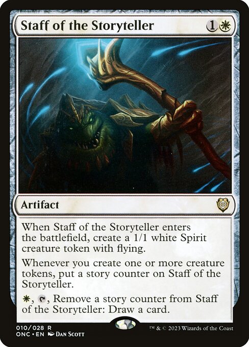 Staff of the Storyteller (10) - Phyrexia: All Will Be One Commander - Game On