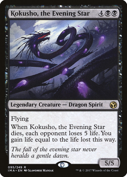 Kokusho, the Evening Star (95) (Foil) - Iconic Masters - Game On