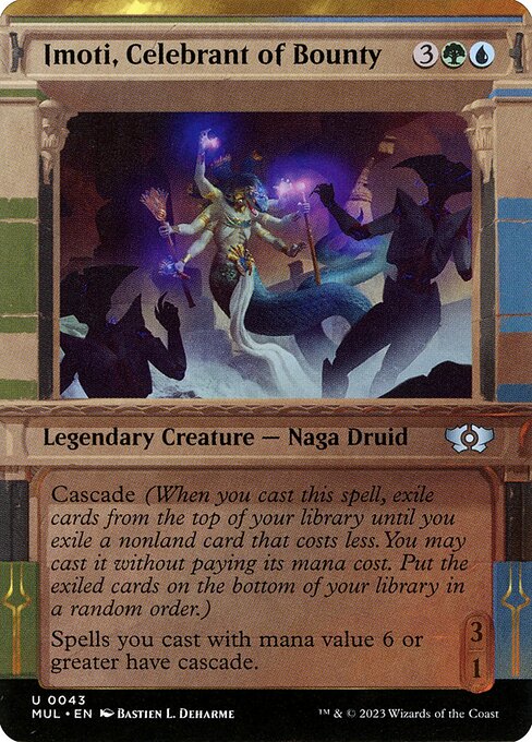 Imoti, Celebrant of Bounty (43) - BORDERLESS - Multiverse Legends - Game On