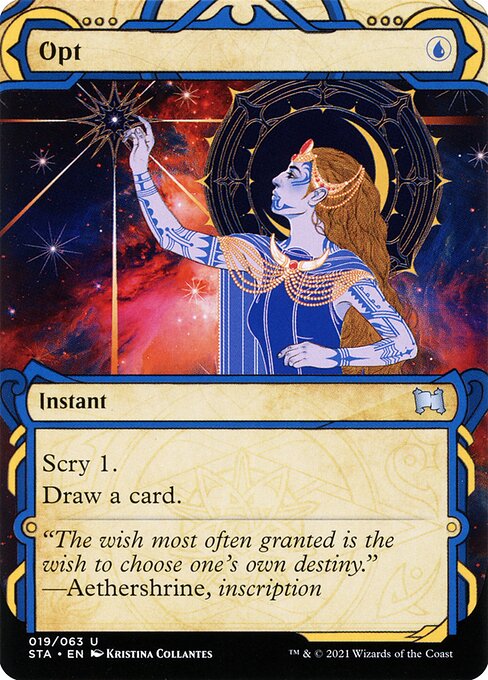 Opt (19) - BORDERLESS (Etched) - Strixhaven Mystical Archive - Game On
