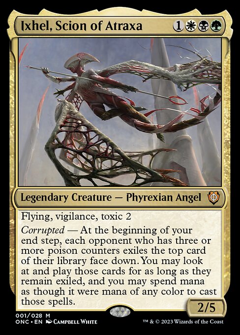 Ixhel, Scion of Atraxa (1) (Foil) - Phyrexia: All Will Be One Commander - Game On