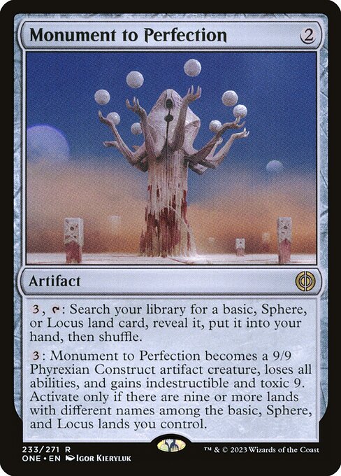 Monument to Perfection (233) - Phyrexia: All Will Be One - Game On