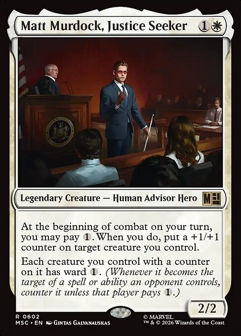 Matt Murdock, Justice Seeker (602) - Marvel Super Heroes Commander - Game On
