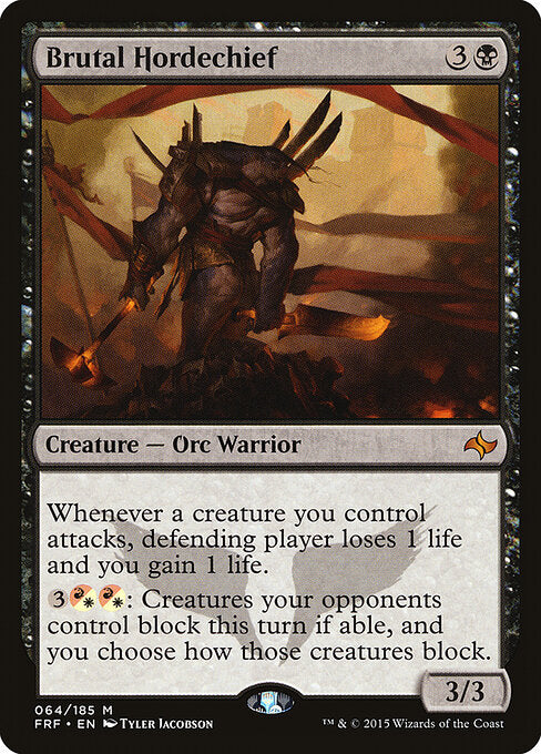 Brutal Hordechief (64) (Foil) - Fate Reforged - Game On