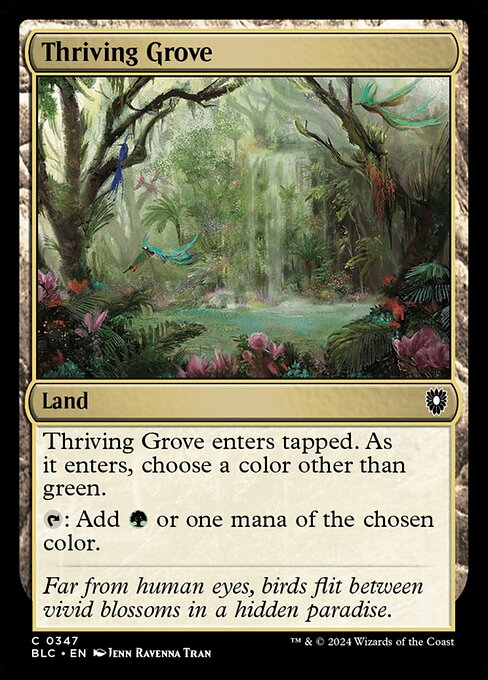 Thriving Grove (347) - Bloomburrow Commander - Game On