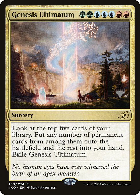 Genesis Ultimatum (189p) (Foil) - Ikoria: Lair of Behemoths Promos - Game On