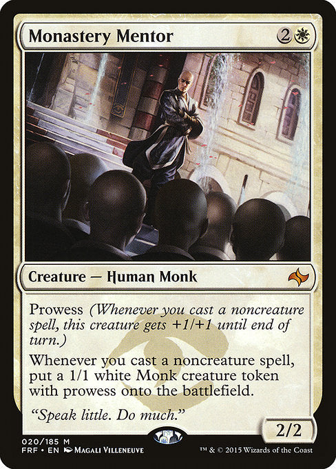 Monastery Mentor (20) - Fate Reforged - Game On