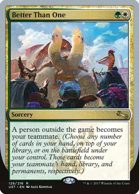 Better Than One (128) (Foil) - Unstable - Game On