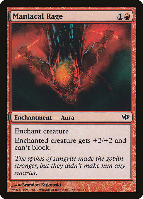 Maniacal Rage (68) (Foil) - Conflux - Game On