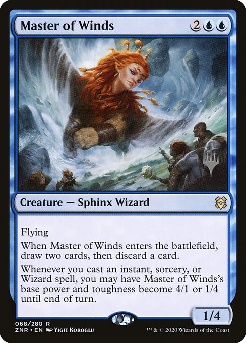 Master of Winds (68p) - Zendikar Rising Promos - Game On