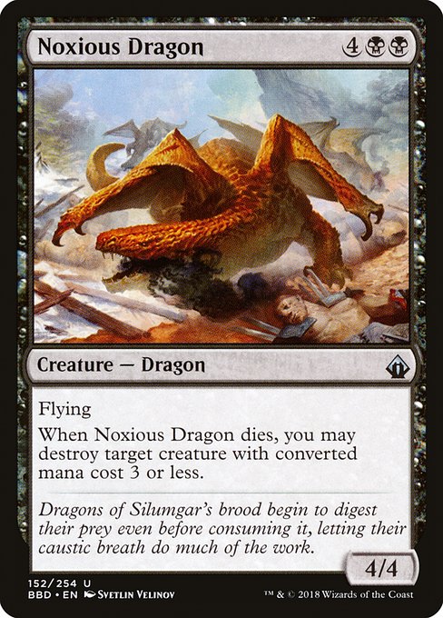 Noxious Dragon (152) (Foil) - Battlebond - Game On