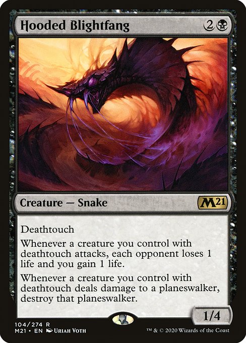 Hooded Blightfang (104) - Core Set 2021 - Game On