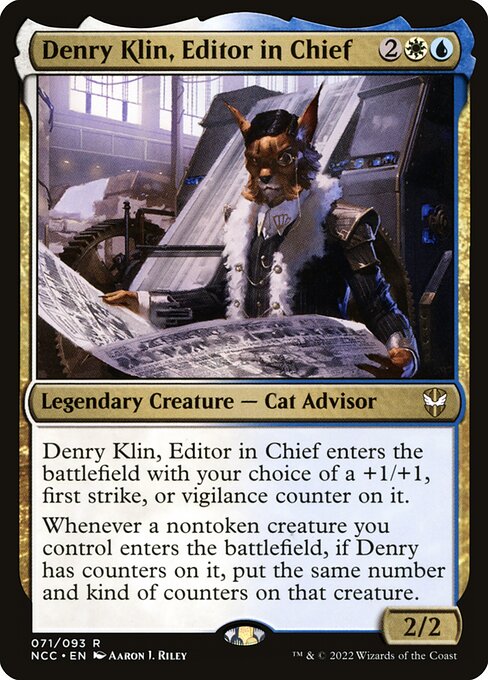 Denry Klin, Editor in Chief (71) - New Capenna Commander - Game On