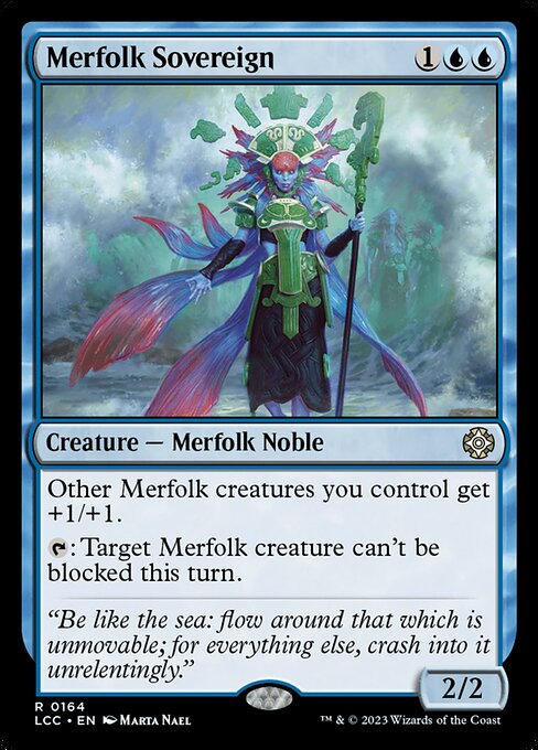 Merfolk Sovereign (164) - The Lost Caverns of Ixalan Commander - Game On
