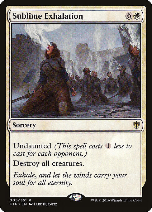 Sublime Exhalation (5) - Commander 2016 - Game On