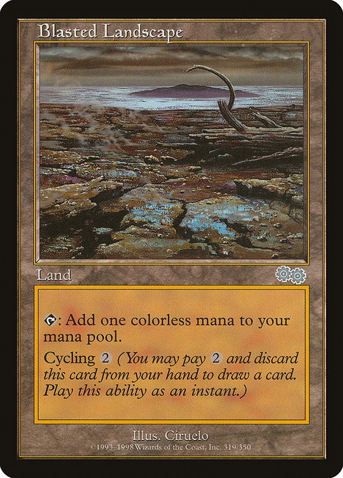 Blasted Landscape (319) - Urza's Saga - Game On