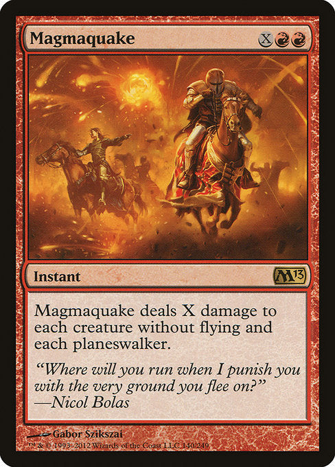 Magmaquake (140) (Foil) - Magic 2013 - Game On