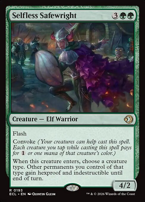 Selfless Safewright (193) (Foil) - Lorwyn Eclipsed - Game On