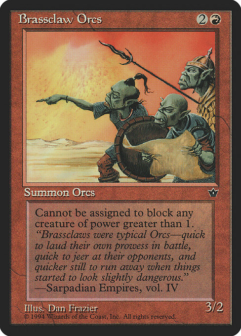 Brassclaw Orcs (49b) - Fallen Empires - Game On