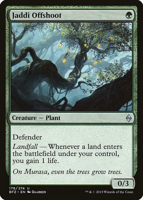 Jaddi Offshoot (176) (Foil) - Battle for Zendikar - Game On