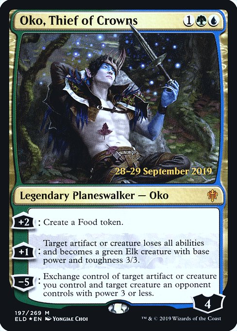 Oko, Thief of Crowns (197s) (Foil) - Throne of Eldraine Promos - Game On