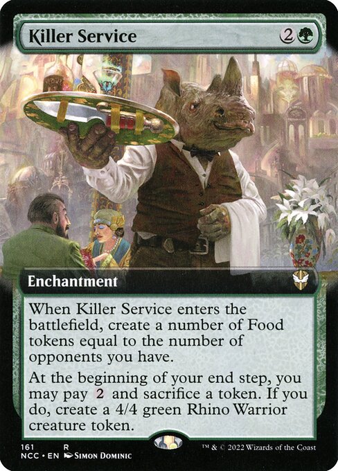 Killer Service (161) - EXTENDED ART - New Capenna Commander - Game On