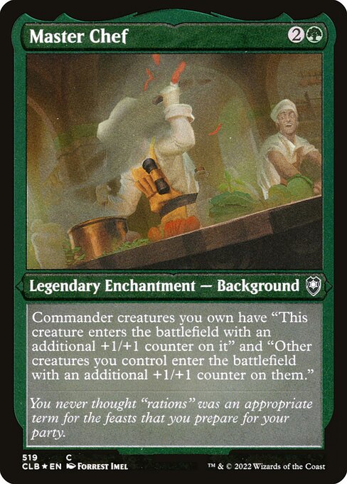 Master Chef (519) (Etched) - Commander Legends: Battle for Baldur's Gate - Game On