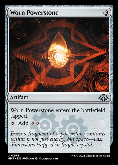 Worn Powerstone (298) (Foil) - Modern Horizons 3 - Game On