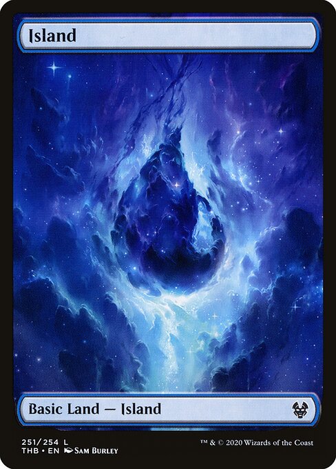 Island (251) - FULL ART - Theros Beyond Death - Game On