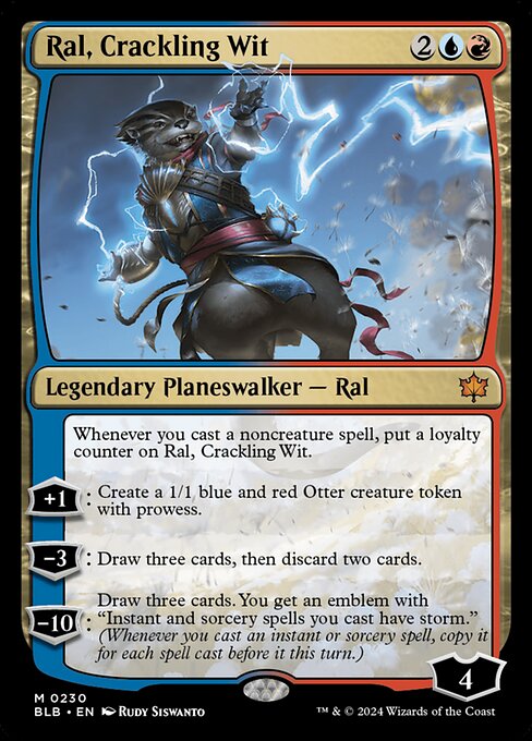 Ral, Crackling Wit (230) (Foil) - Bloomburrow - Game On